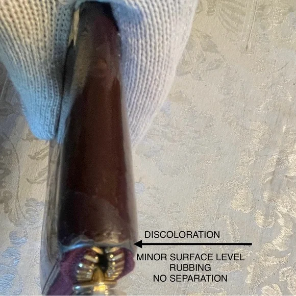 LOUIS VUITTON BURGUNDY VERNIS ZIP AROUND WALLET - Picture 4 of 15